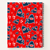 Shark Bite Notebook Notizblock (Rückseite)