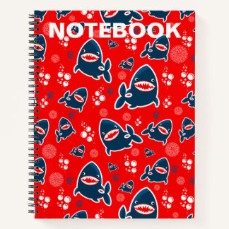 Shark Bite Notebook Notizblock