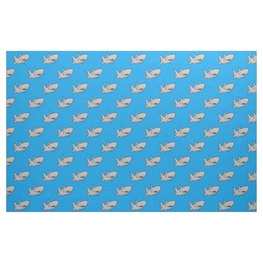 Shark Blue Fabric Stoff (Fat Quarter (45,7 x 55,9 cm))
