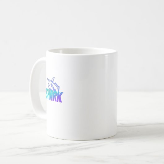 Shark  | Bold Ocean Predator Design for Gym & Gift Kaffeetasse (Vorderseite Links)