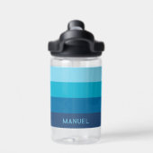 Shark Botella de agua Nombre personalizado Trinkflasche (Rückseite)