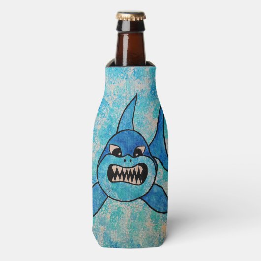 Shark Bottle und Can Cooler Flaschenkühler (Flaschenvorderseite)
