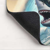 Shark Bump and Bite Mousepad (Ecke)