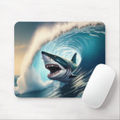 Shark Bump and Bite Mousepad (Mit Mouse)