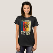 Shark Cage Tester Erholung Leg Arm Amputee T-Shirt (Vorne ganz)
