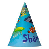 Shark Children Party Paper Hat Partyhütchen (Links)