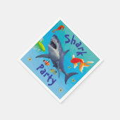 Shark Children Party Paper Napkin Serviette (Ecke)