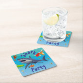 Shark Children Party Paper Untersetzer (Vor Ort)