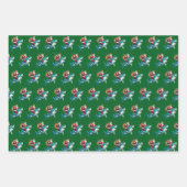 Shark Christmas Geschenk Wrap Geschenkpapier Set (Vorderseite 2)