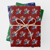 Shark Christmas Geschenk Wrap Geschenkpapier Set (Beispiel)
