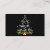 Shark Christmas Tree Shark Lovers Ohrts Begleitkarte (Vorderseite)