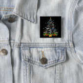 Shark Christmas Tree Shark Lovers Ohrts Button (Beispiel)