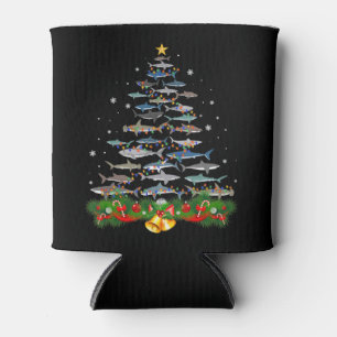 Shark Christmas Tree Shark Lovers Ohrts Dosenkühler