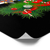 Shark Christmas Tree Shark Lovers Ohrts Poster (Ecke)