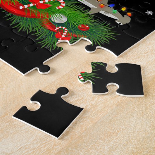 Shark Christmas Tree Shark Lovers Ohrts Puzzle (Seite)