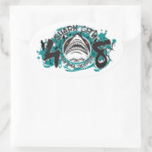 Shark City Bay Area 408 Aufkleber (Tasche)