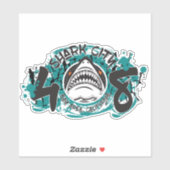 Shark City Bay Area California Aufkleber (Blatt)