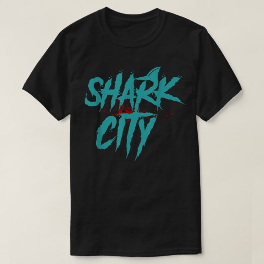 Shark City, San José Savages, San Jo, 408, SJ San T-Shirt (Design vorne)