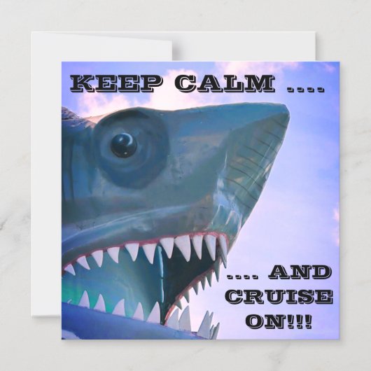 SHARK CRUISISISE TÜR MAGNET (Vorderseite)