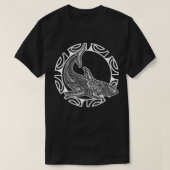 Shark Culture Symbol Haka Maori Dance New Zealand T-Shirt (Design vorne)