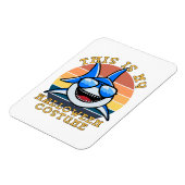Shark Daddy Spooky Sunset Funny Magnet (Linke Seite)