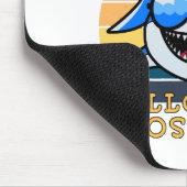 Shark Daddy Spooky Sunset Funny Mousepad (Ecke)
