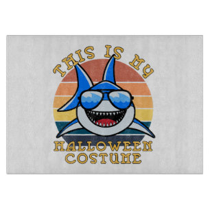 Shark Daddy Spooky Sunset Funny Schneidebrett