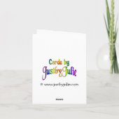 Shark Danke Card (Rückseite)