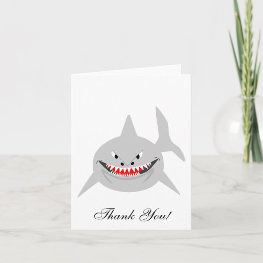Shark Danke Card (Vorderseite)