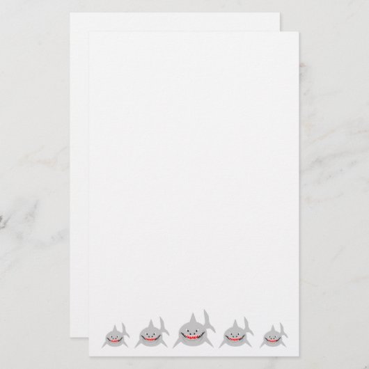 Shark Design Briefpapier (Vorne/Hinten)