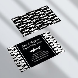 Shark Design for Diver Captain Fishing Lifeguard Visitenkarte