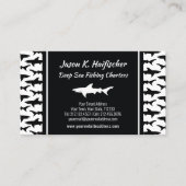 Shark Design for Diver Captain Fishing Lifeguard Visitenkarte (Vorderseite)