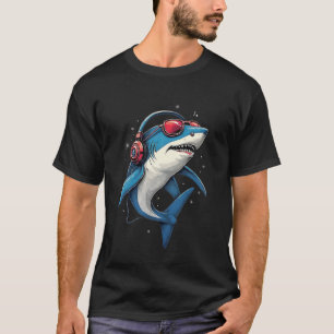 Shark Design Tiger Haie Grau White Great Shark T-Shirt