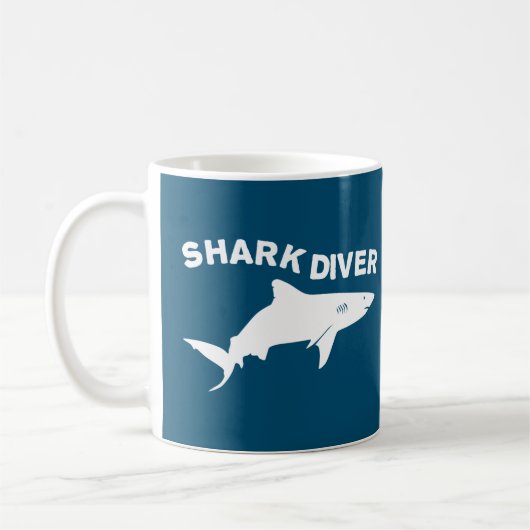 Shark Diver Kaffeetasse (Links)
