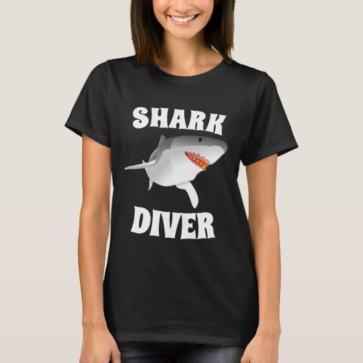 SHARK DIVER T - SHIRT (Vorderseite)