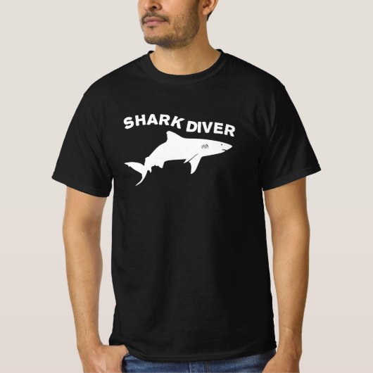 Shark Diver T - Shirt (Vorderseite)