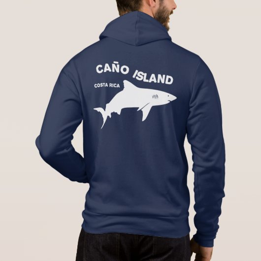 Shark Diving Caño Island - Costa Rica Hoodie (Rückseite)