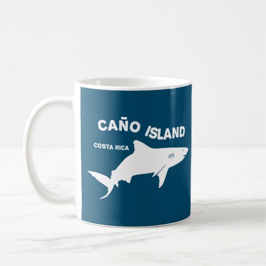 Shark Diving Caño Island - Costa Rica Kaffeetasse (Links)