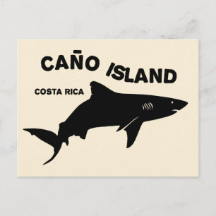 Shark Diving Caño Island - Costa Rica Postkarte