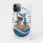 Shark Eating Pizza | Der große weiße Biss Jawsome Case-Mate iPhone Hülle (Rückseite)