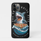 Shark Eating Pizza | Der große weiße Biss Jawsome Case-Mate iPhone Hülle (Rückseite)