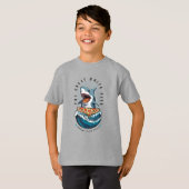 Shark Eating Pizza | Der große weiße Biss Jawsome T-Shirt (Vorne ganz)