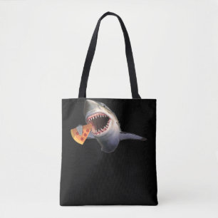 Shark Eating Pizza Shark Lovers Funny Gifts Tasche