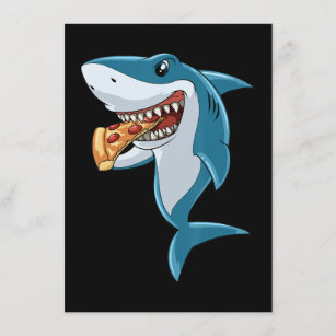 Shark Ess Pizza Shark Lovers Pizza Lovers Einladung