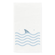 Shark Fin Baby Showpapier Napkins