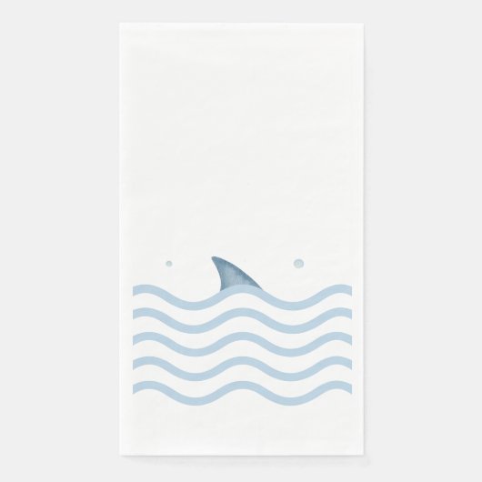 Shark Fin Baby Showpapier Napkins Serviette (Vorderseite)