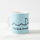 Shark Fin French Joke Kaffeetasse (Vorderseite Links)