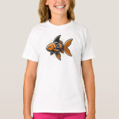 Shark-Fin Goldfish T-Shirt by Vin Zzep (Vorderseite)