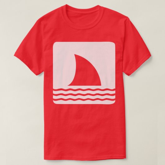 Shark Fin Ocean View T-Shirt (Design vorne)