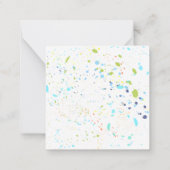 Shark Fintastic Kids Classroom Valentines Card Mitteilungskarte (Rückseite)